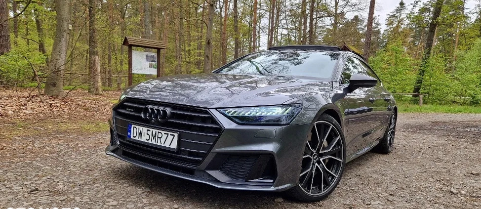 Audi A7 cena 309000 przebieg: 61000, rok produkcji 2021 z Piaski małe 46